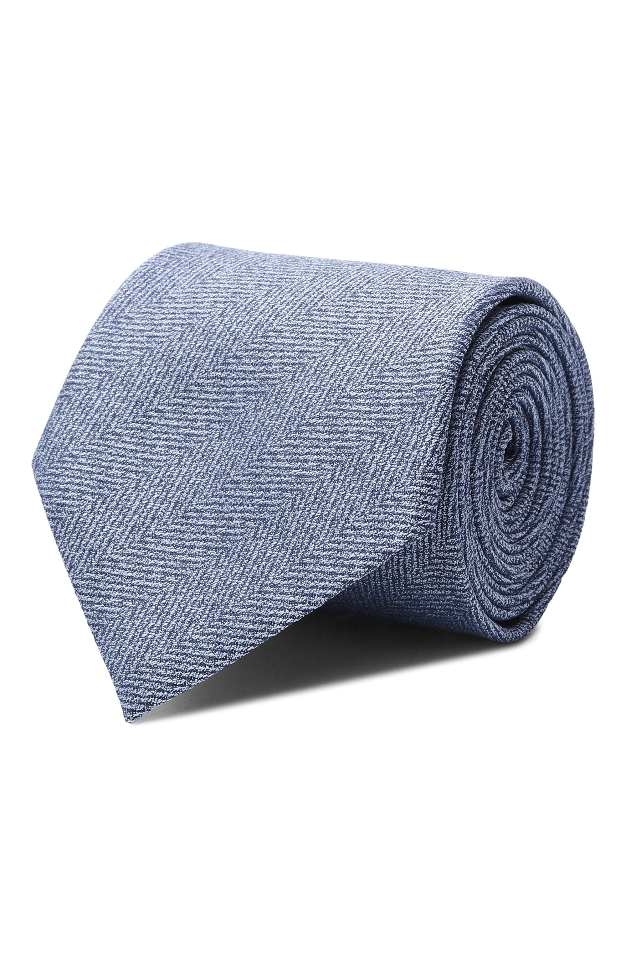 Галстук BOSS голубого цвета по цене 10600 руб., арт. 50550504, фото 1 Галстук BOSS, арт. 50550504, фото 1