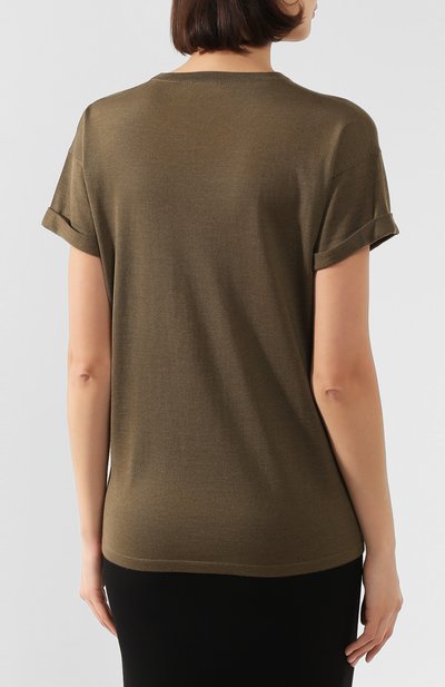 Футболка из кашемира и шелка TOM FORD, арт. MAK949-YAX087, фото 4