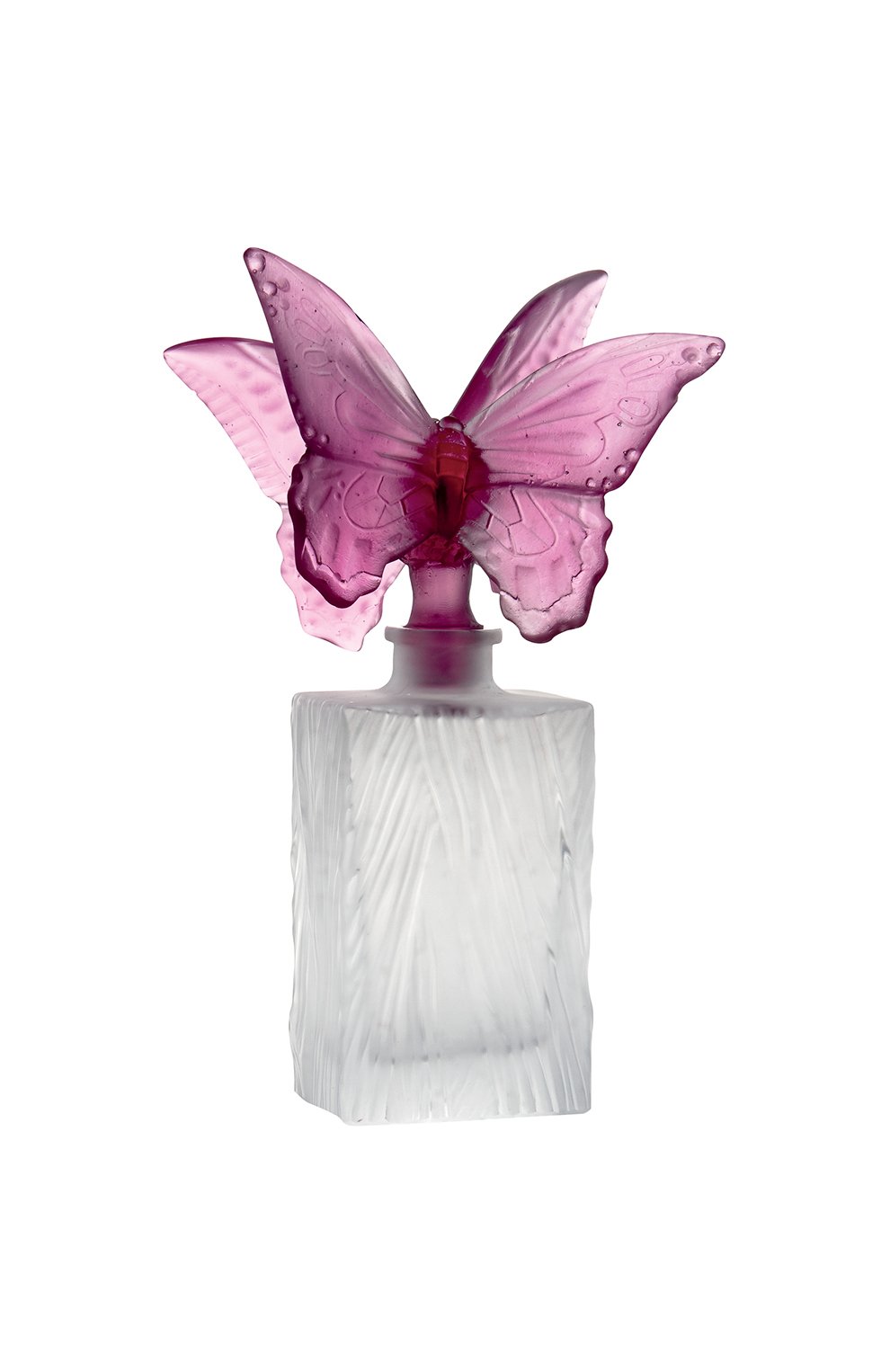 Флакон для духов couple of butterflies DAUM розового цвета по цене 158500 руб., арт. 05580-1, фото 1 Флакон для духов couple of butterflies DAUM, арт. 05580-1, фото 1