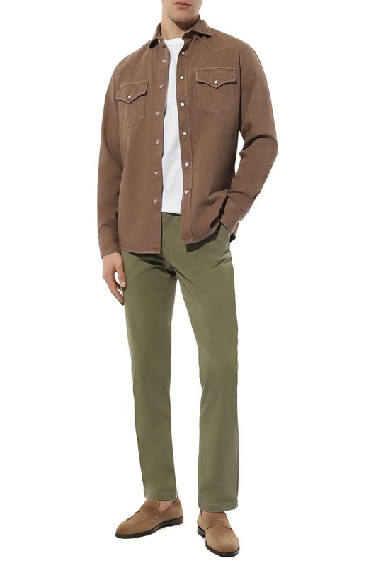 Хлопковые брюки 7 For All Mankind 2