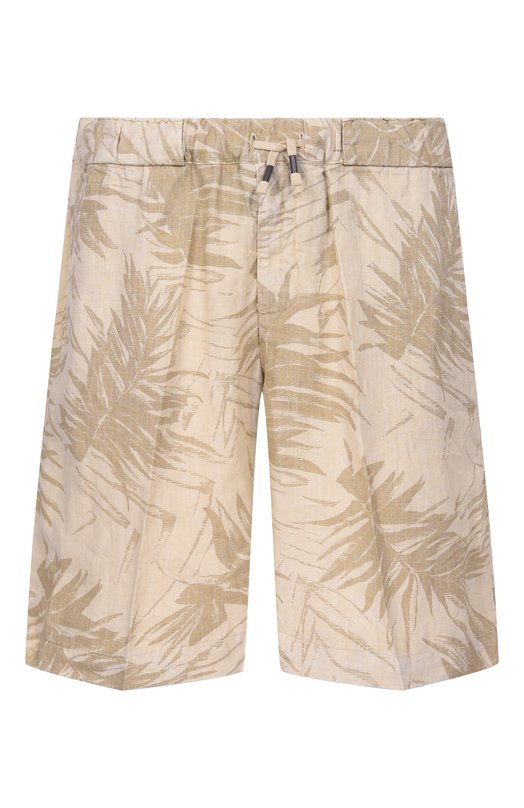 Льняные шорты InLinum PAJAMA C0RT0/TR0PICAL Бежевый PAJAMA C0RT0/TR0PICAL