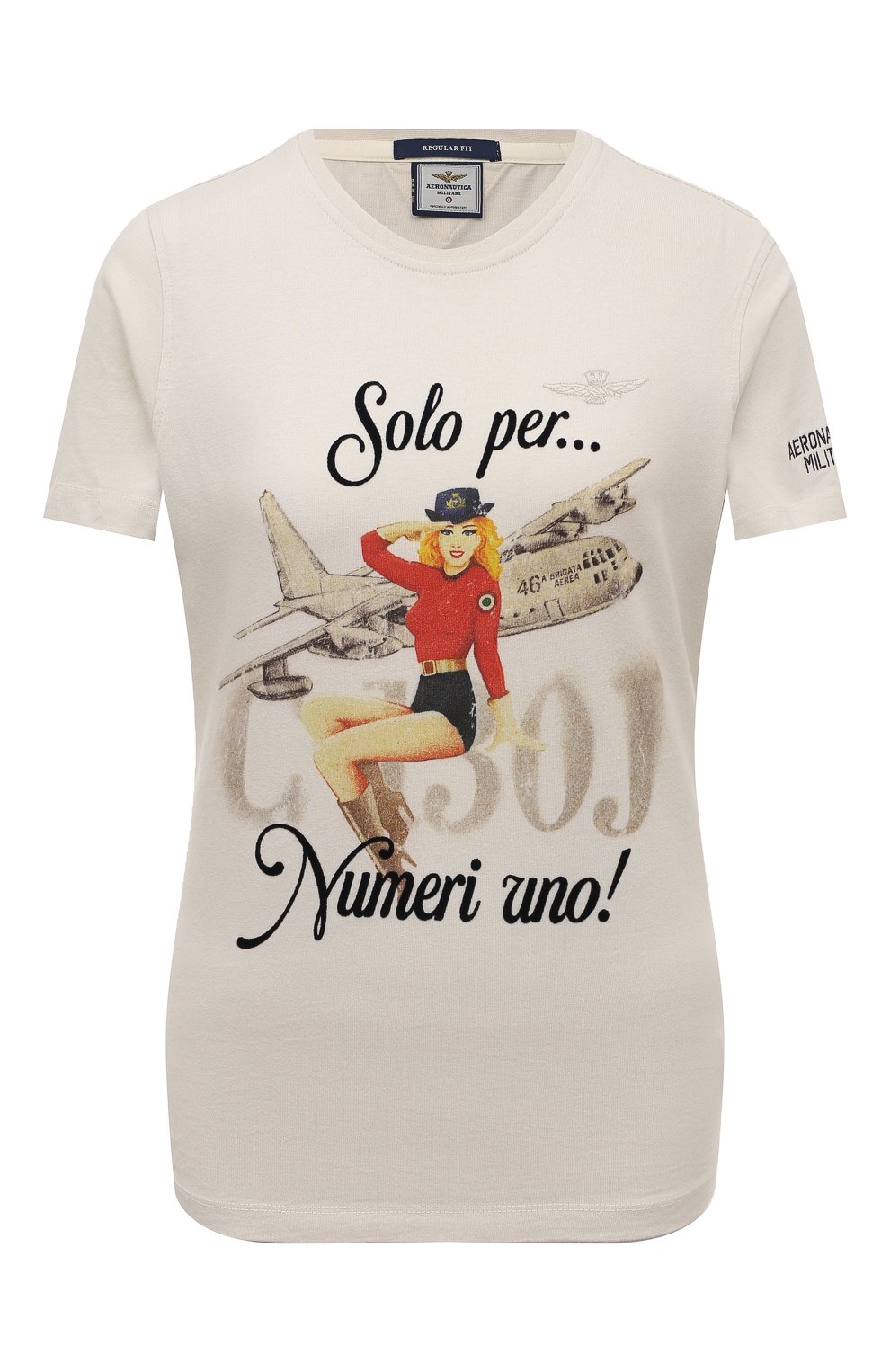 Хлопковая футболка AERONAUTICA MILITARE, арт. 232/TS2131DJ584, фото 1