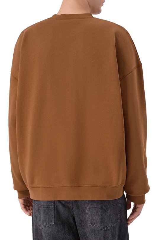 Хлопковый свитшот Dsquared2 S74GU0930/D25029 Коричневый  S74GU0930/D25029 Фото 4