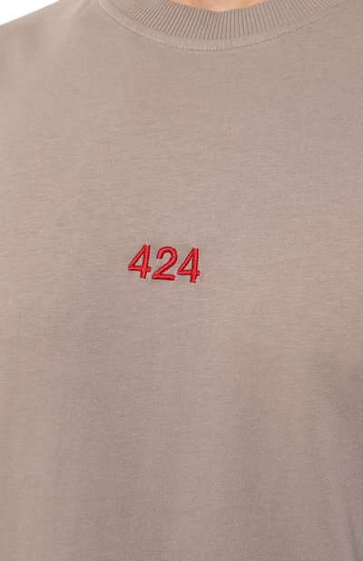 Хлопковая футболка 424, арт. 33424M111RX/226551, фото 5