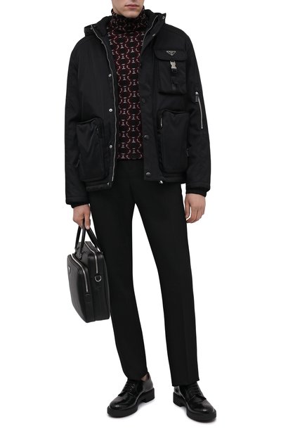 Кожаные дерби PRADA, арт. 2EE345-P39-F0002, фото 2