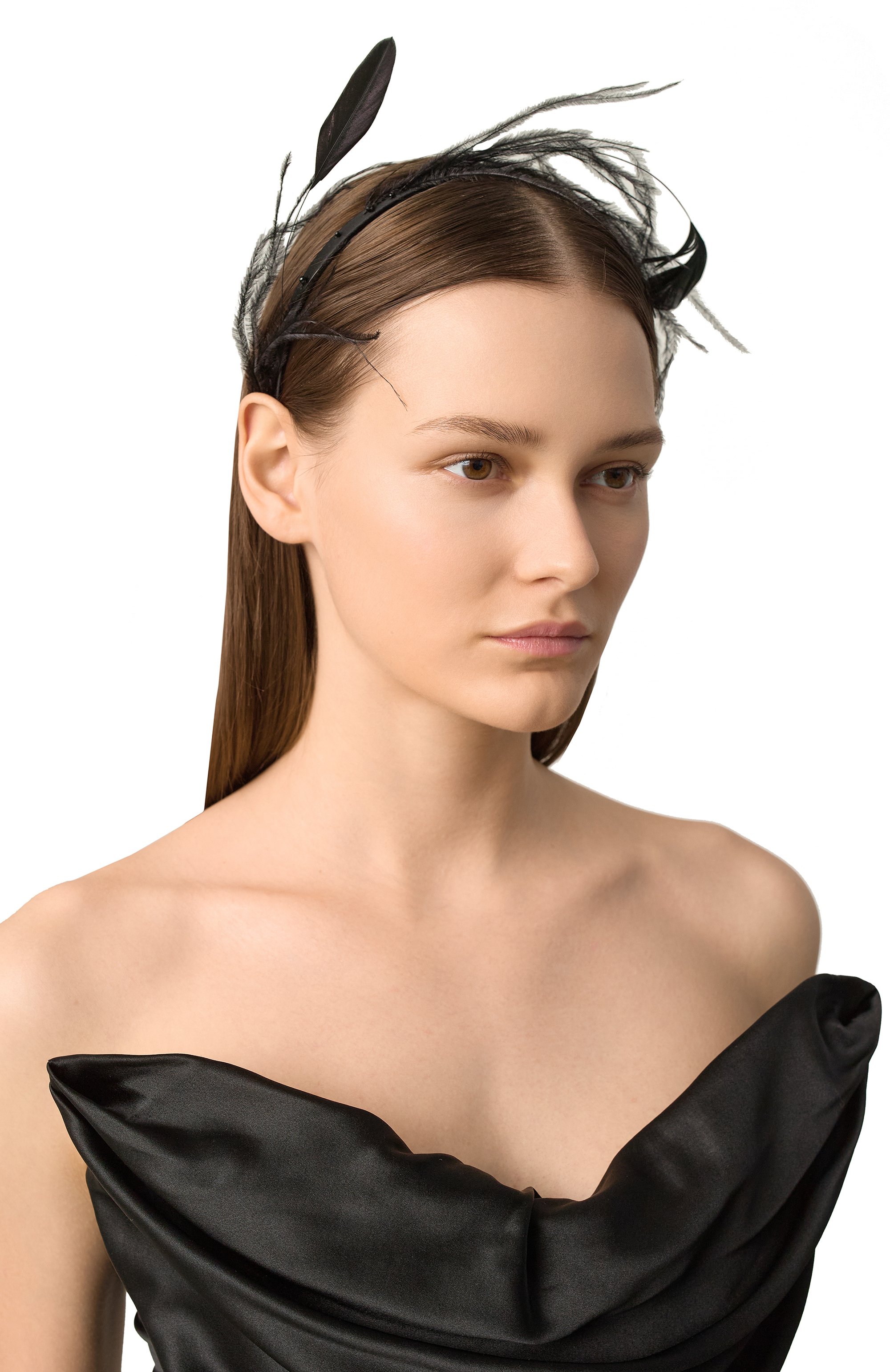 Ободок для волос PANFIL, арт. 0-T-BND-PLUM-RED, фото 2