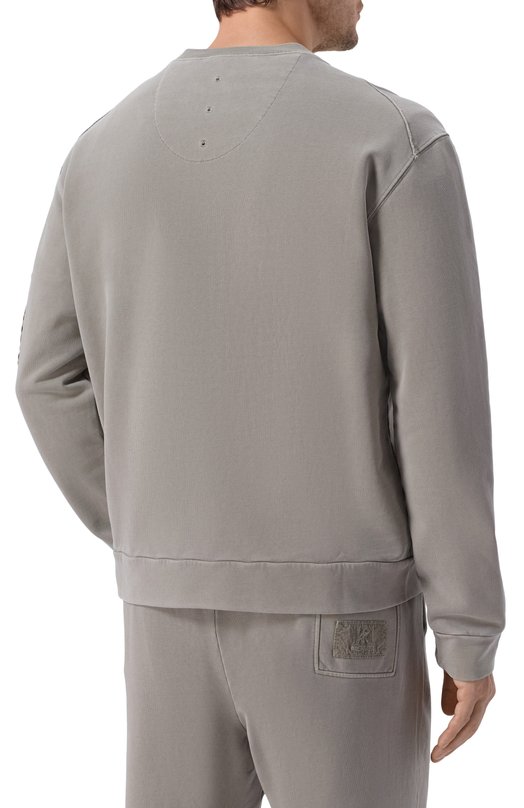 Хлопковый свитшот Premiata PA1054MD Хаки  PA1054MD Фото 4