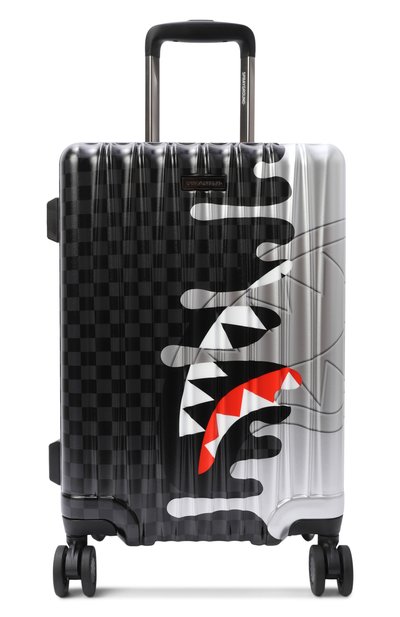 Чемодан chrome spectre SPRAYGROUND, арт. 910CL308NSZ/SILVER SIDE DRIP BLACK CHECK CARRY-0N, фото 5