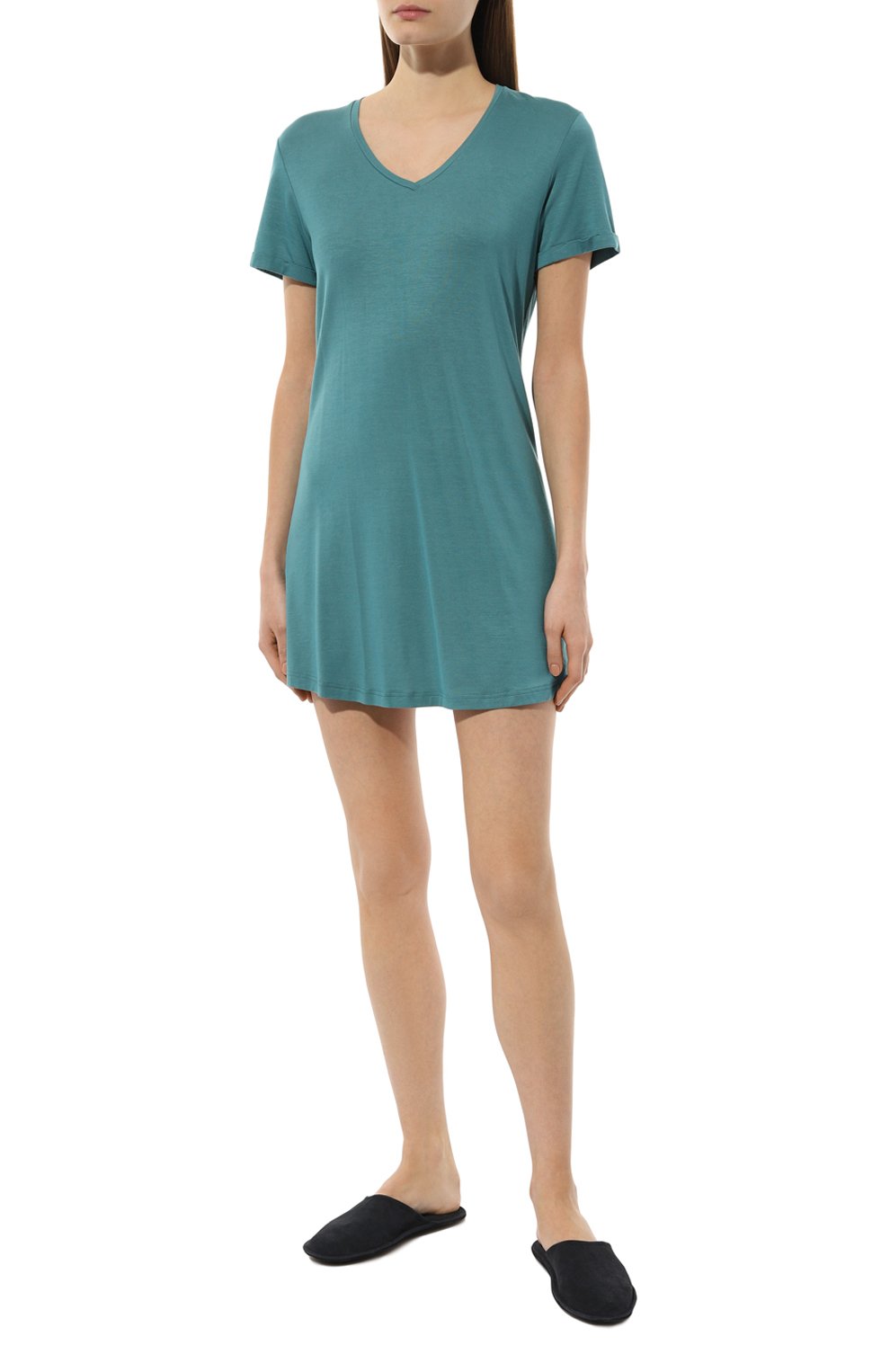 Сорочка DEREK ROSE зеленого цвета по цене 24600 руб., арт. 1211-LARA002, фото 2 Сорочка DEREK ROSE, арт. 1211-LARA002, фото 2