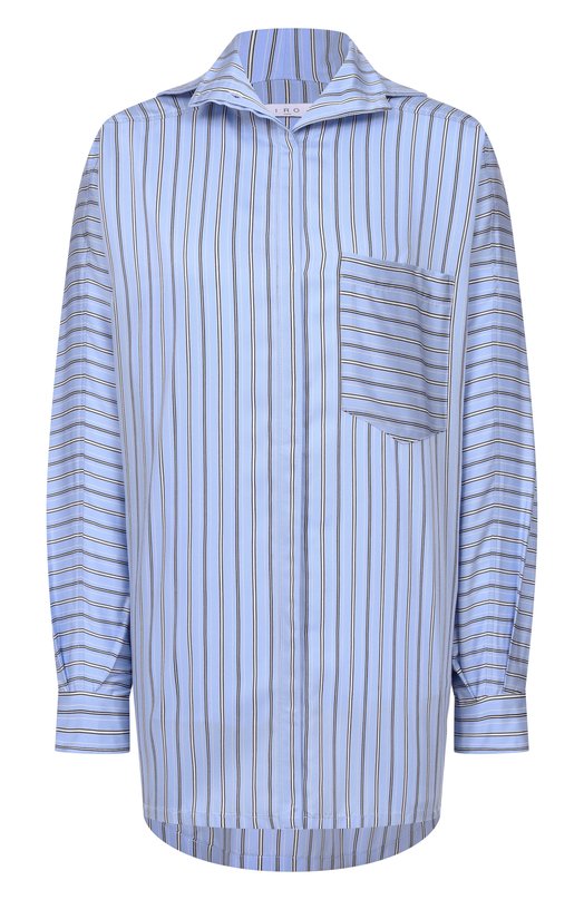 Рубашка из вискозы Iro WM18NYNN0N Голубой WM18NYNN0N