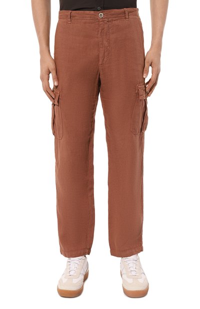 Льняные брюки-карго 120% LINO, арт. 31ALIM29DX/000D943/000, фото 3