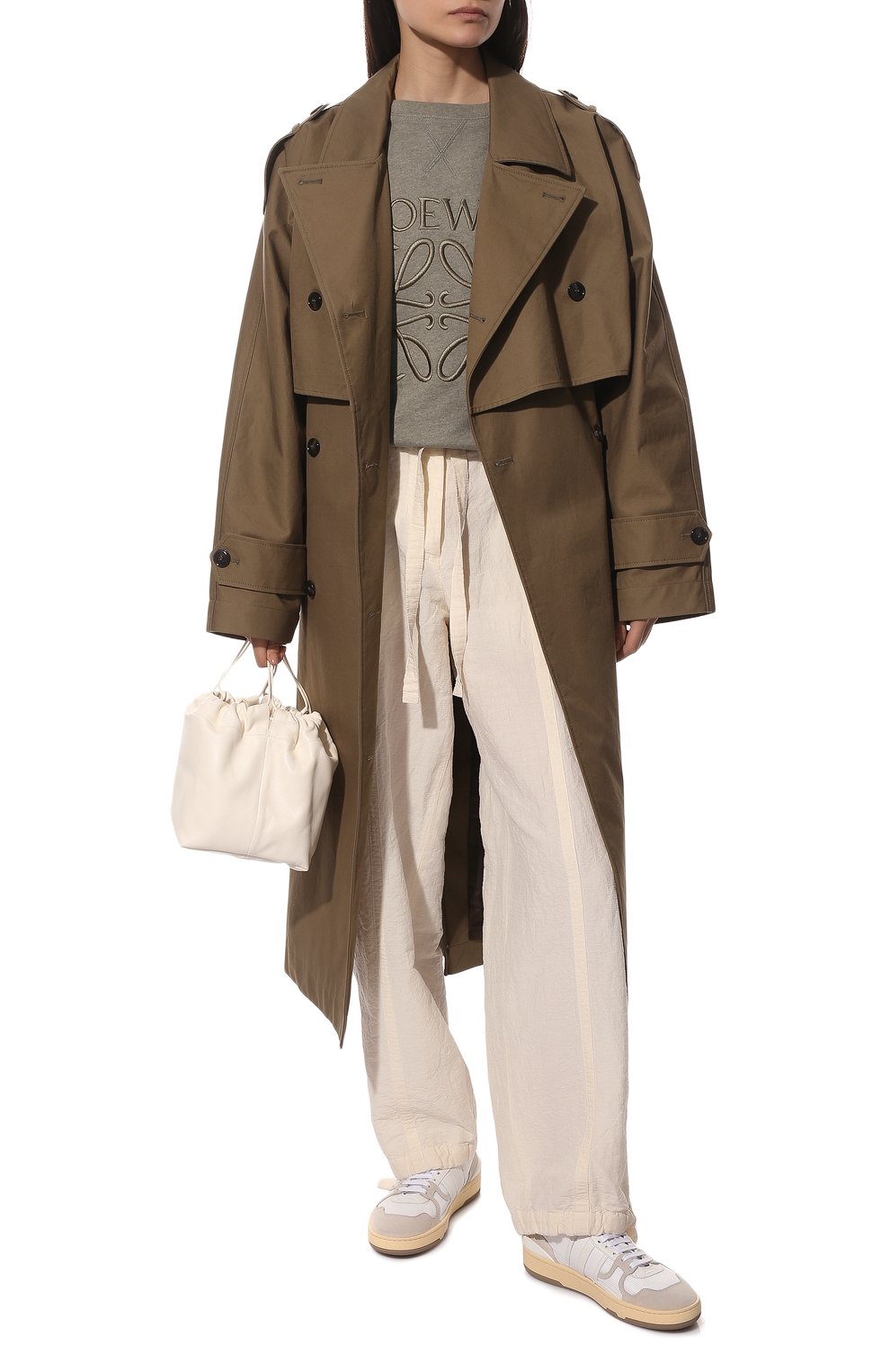 Брюки изо льна и хлопка JIL SANDER, арт. JSPU313205-WU330800, фото 2