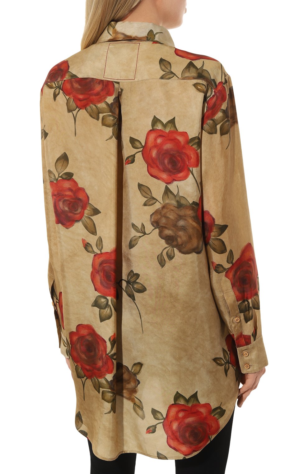 Рубашка UMA WANG бежевого цвета по цене 111000 руб., арт. S3 M UP1001, фото 4 Рубашка UMA WANG, арт. S3 M UP1001, фото 4