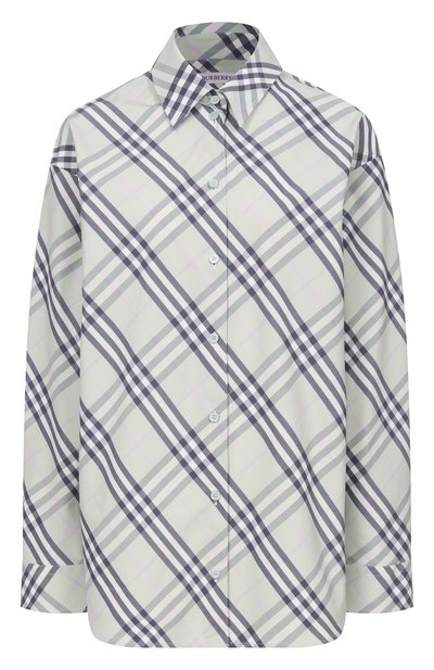 Женская хлопковая рубашка BURBERRY, арт. 8120512