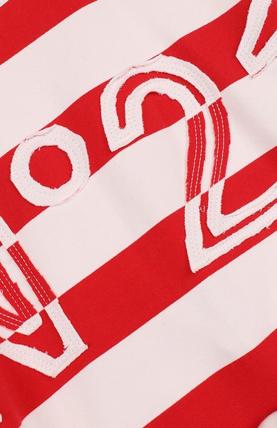 Хлопковое мини-платье в полоску с декоративным поясом N21, арт. 08 X/K421/3881/34-44, фото 3