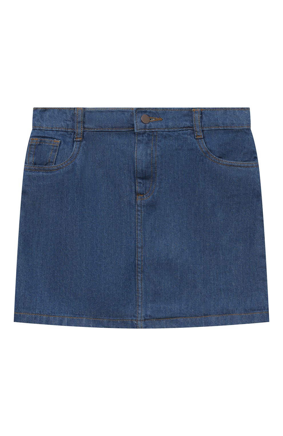 Джинсовая юбка TINYCOTTONS синего цвета по цене 8700 руб., арт. TINY-003, фото 1 Джинсовая юбка TINYCOTTONS, арт. TINY-003, фото 1