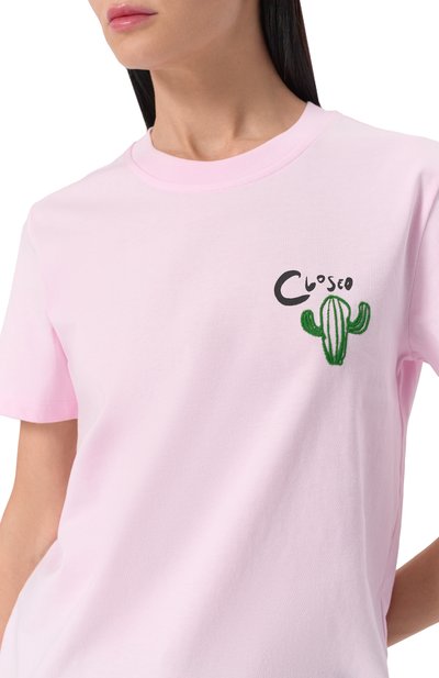 Хлопковая футболка CLOSED, арт. C95552-44H-EM, фото 5