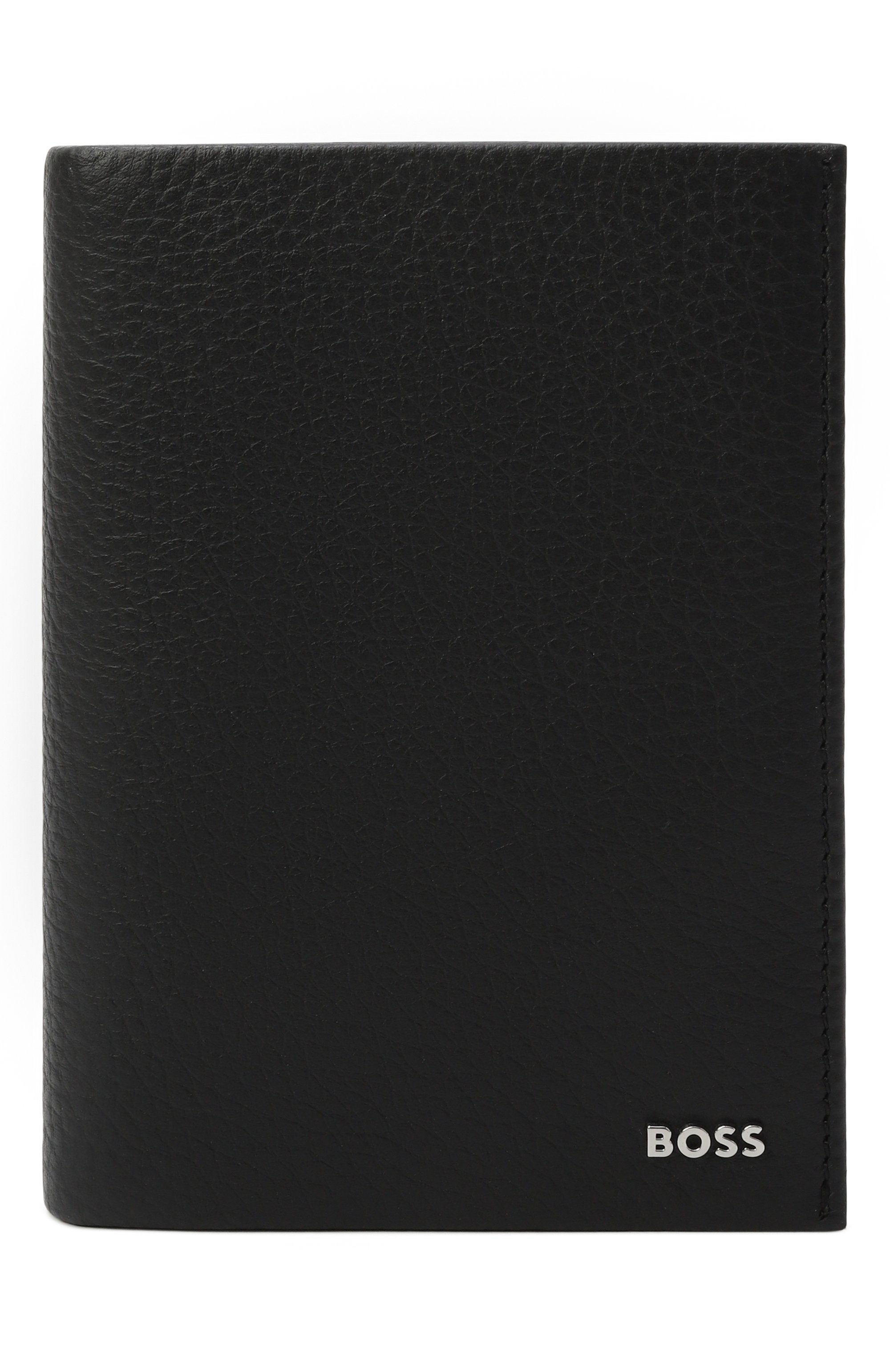 Кожаное портмоне BOSS черного цвета по цене 29950 руб., арт. 50548793, фото 1 Кожаное портмоне BOSS, арт. 50548793, фото 1