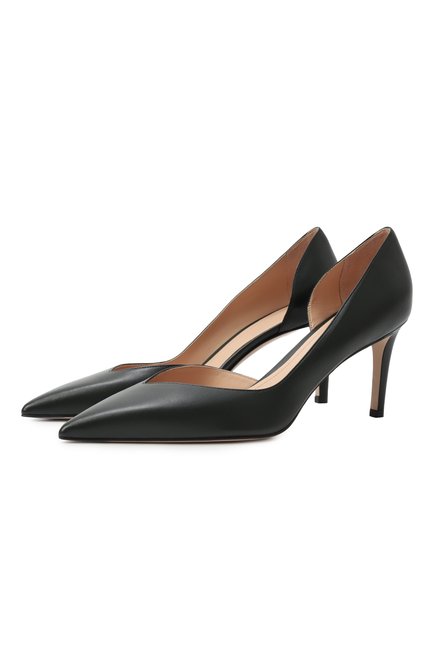 Женские кожаные туфли KITON, арт. D58820K0524F18