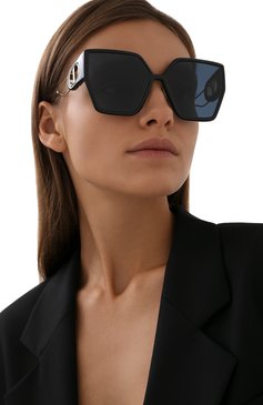 Женские солнцезащитные очки DIOR EYEWEAR черного цвета, арт. 30M0NTAIGNE BU 12B0 | Фото 2 (Тип очков: С/з; Региональные ограничения белый список (Axapta Mercury): RU, Не проставлено; Нос: Не проставлено; Очки форма: Бабочка, Прямоугольные; Оптика Гендер: оптика-женское)