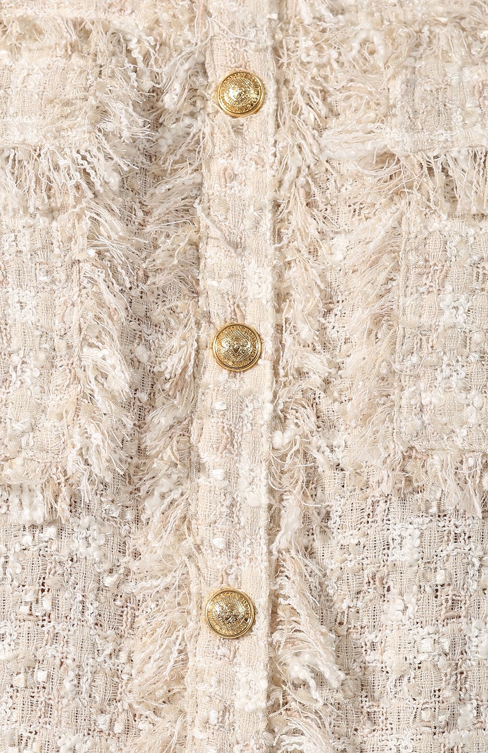 Твидовая рубашка BALMAIN, арт. RF12236/C109, фото 5