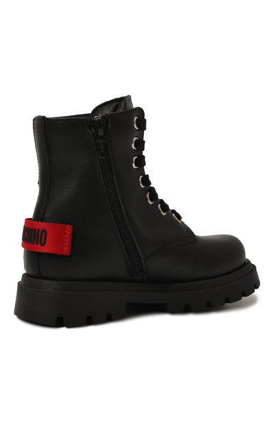 Кожаные ботинки MOSCHINO, арт. 78769/VAR2/18-27, фото 3