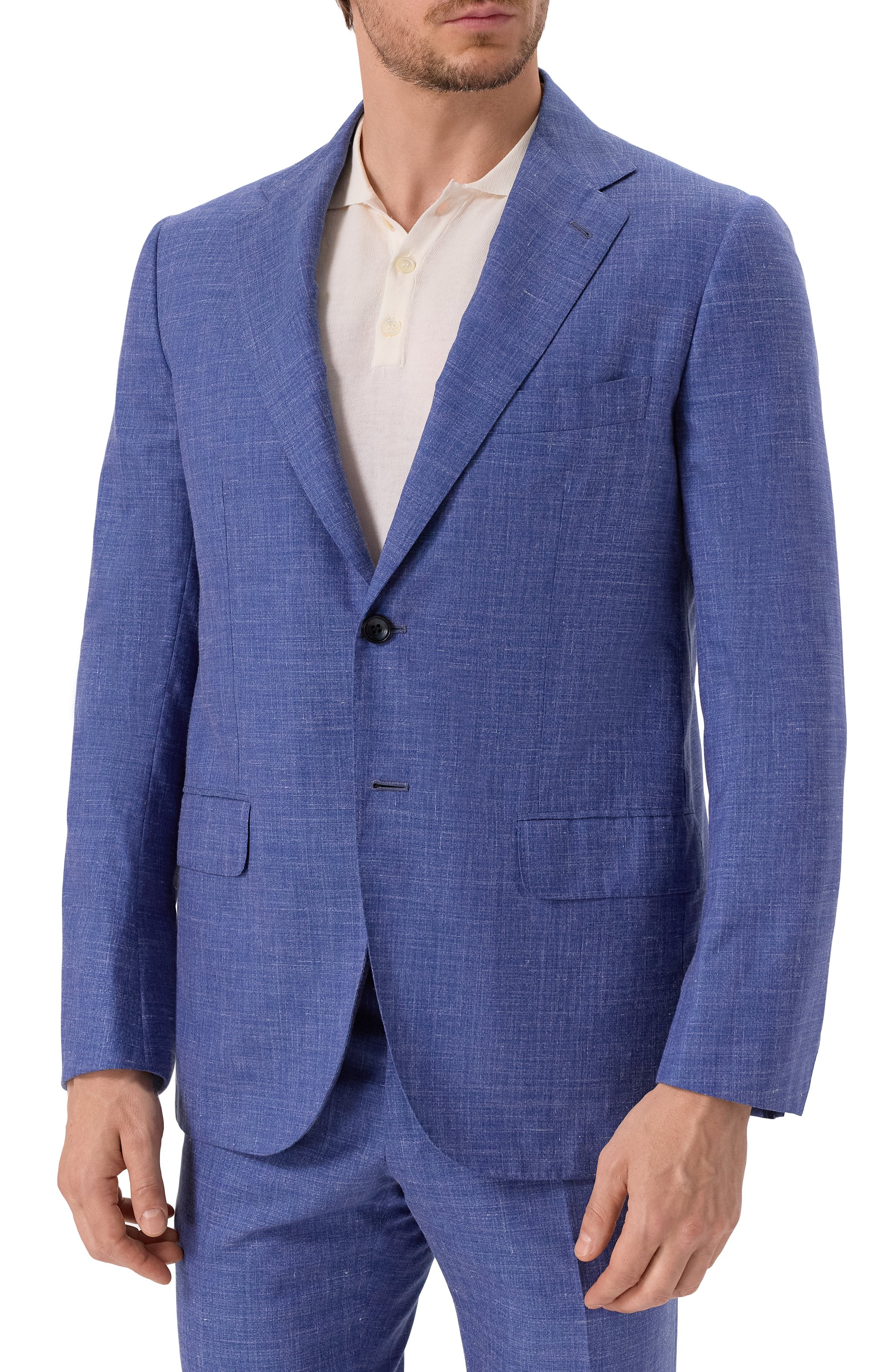 Костюм из смеси кашемира и шелка KITON, арт. UA81K06S20, фото 4