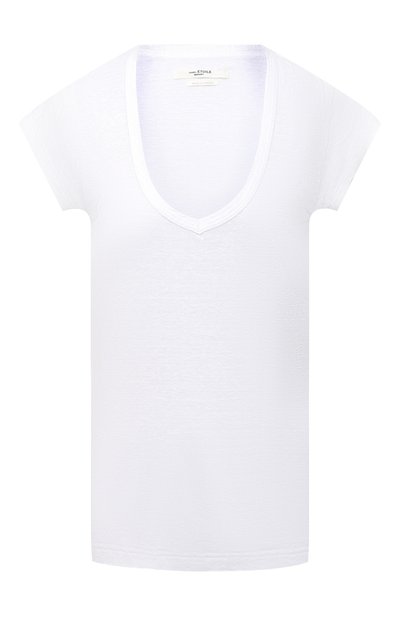 Женская льняная футболка ISABEL MARANT ETOILE, арт. TS0694-00M004E/ZANK0U
