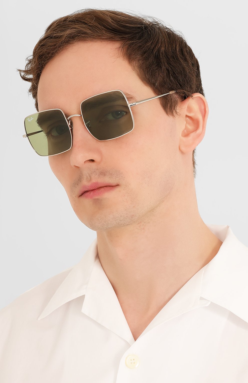 Солнцезащитные очки RAY-BAN зеленого цвета по цене 15050 руб., арт. 1971-91974E, фото 3 Солнцезащитные очки RAY-BAN, арт. 1971-91974E, фото 3