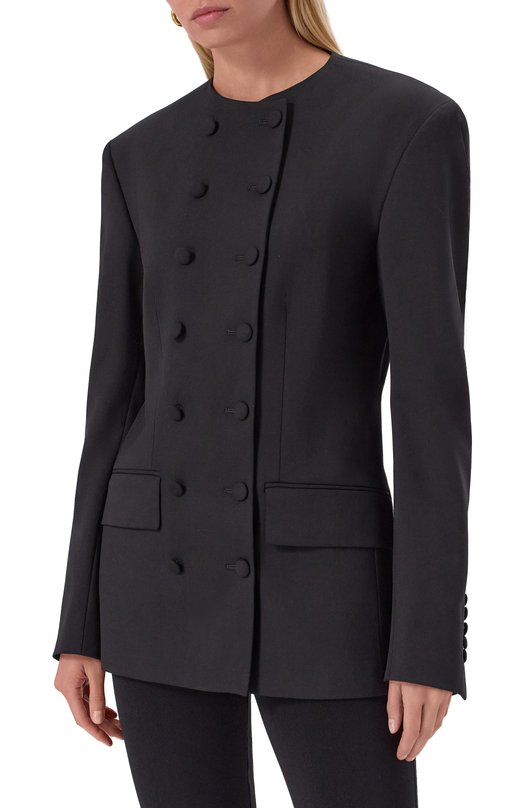 Шерстяной жакет Jacob Lee WWB2058AW25B Чёрный  WWB2058AW25B Фото 3