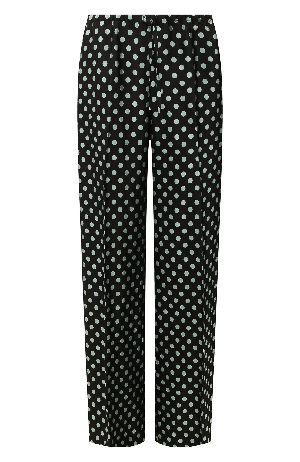 Брюки из вискозы DRIES VAN NOTEN зеленого цвета по цене 47500 руб., арт. 201-10984-9358, фото 1 Брюки из вискозы DRIES VAN NOTEN, арт. 201-10984-9358, фото 1