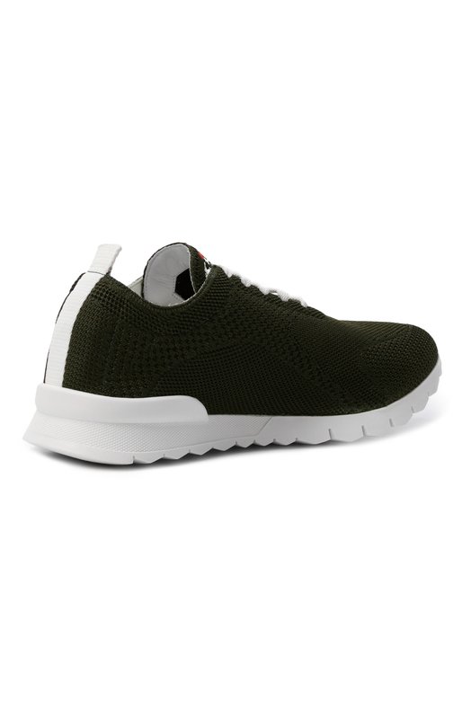 Текстильные кроссовки Kiton USSFITSN00809_001 Хаки  USSFITSN00809_001 Фото 4