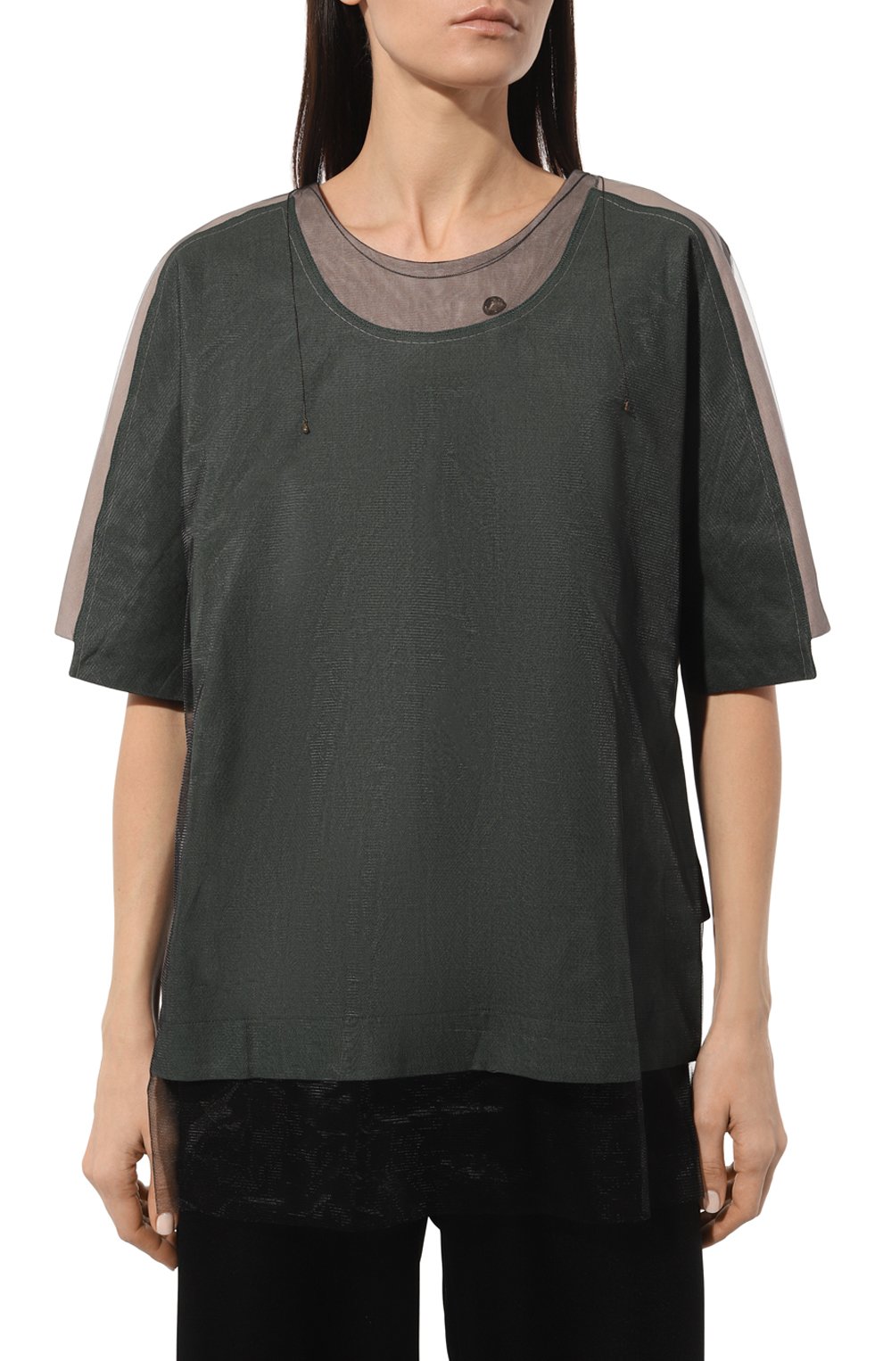 Туника из хлопка и льна MIDGARD PARIS, арт. V3-TS1601-GN, фото 3