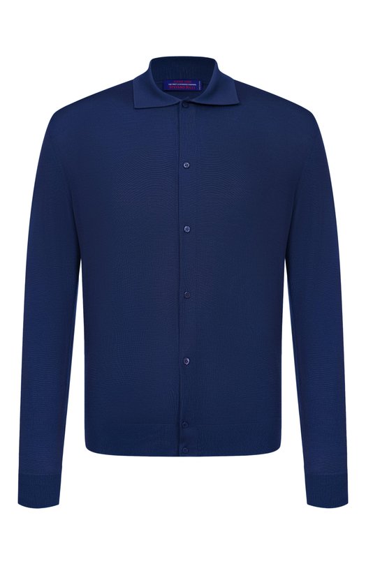 Рубашка из кашемира и шерсти Stefano Ricci W505506PAL/W26150_001 Синий W505506PAL/W26150_001