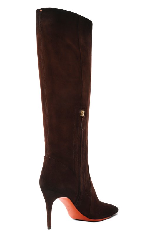 Замшевые сапоги Santoni WSIG71836HI2SAEA Коричневый  WSIG71836HI2SAEA Фото 5