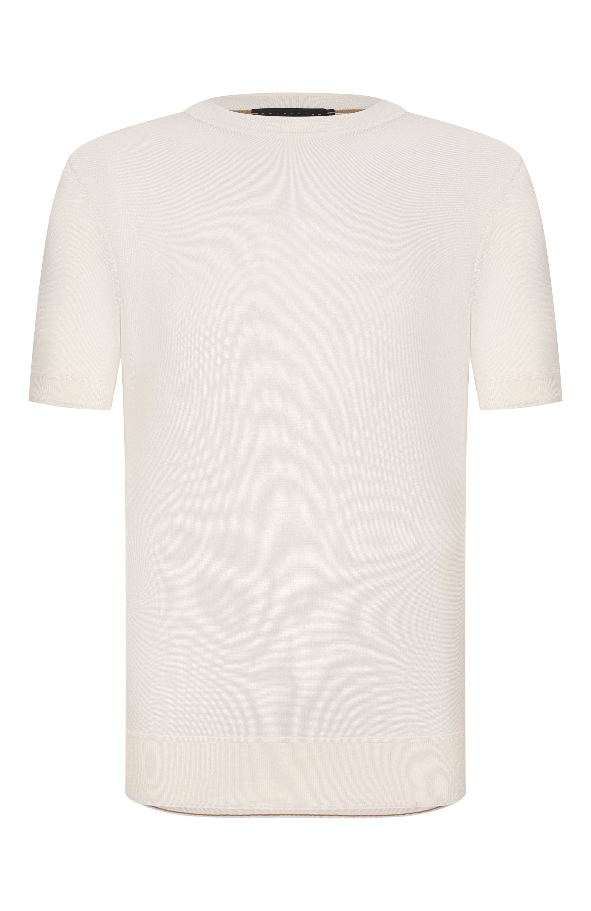 Шелковый джемпер BOSS CAMEL кремового цвета по цене 49950 руб., арт. 50560502, фото 1 Шелковый джемпер BOSS CAMEL, арт. 50560502, фото 1