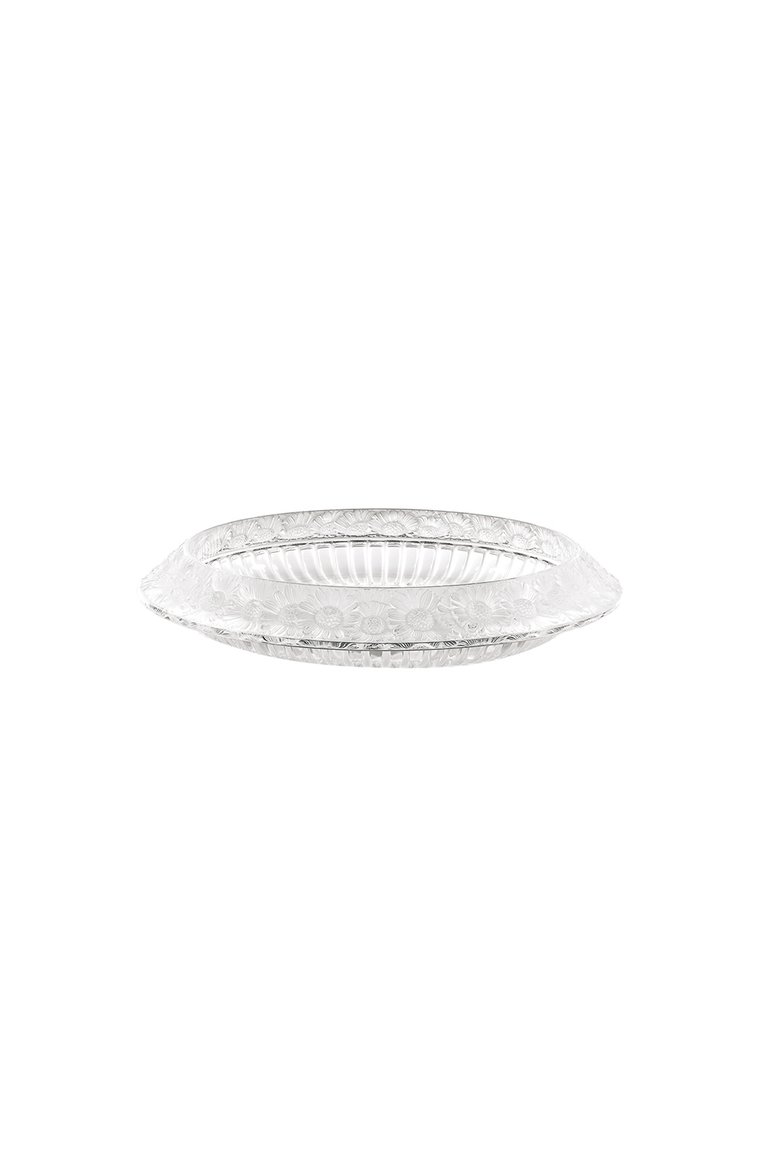 Ваза для фруктов marguerites l LALIQUE прозрачного цвета, арт. 1100400 | Фото 2 (Статус проверки: Проверена категория; Нос: Не проставлено; Региональные ограничения белый список (Axapta Mercury): Не проставлено; Автоматизация Diginetica: Не назначено; Ограничения доставки: fragile-2)