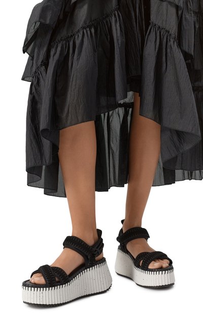 Замшевые босоножки nama CHLOÉ, арт. CHC24S870HT, фото 3