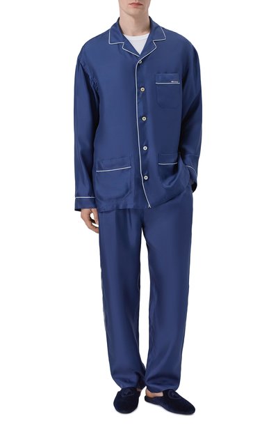 Шелковые брюки KITON, арт. UNWT005K0761H, фото 2