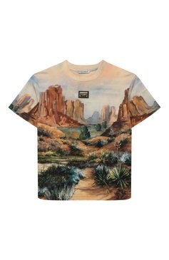 Хлопковая футболка DOLCE & GABBANA, арт. L4JTEV/G7KE4/8-14, фото 1