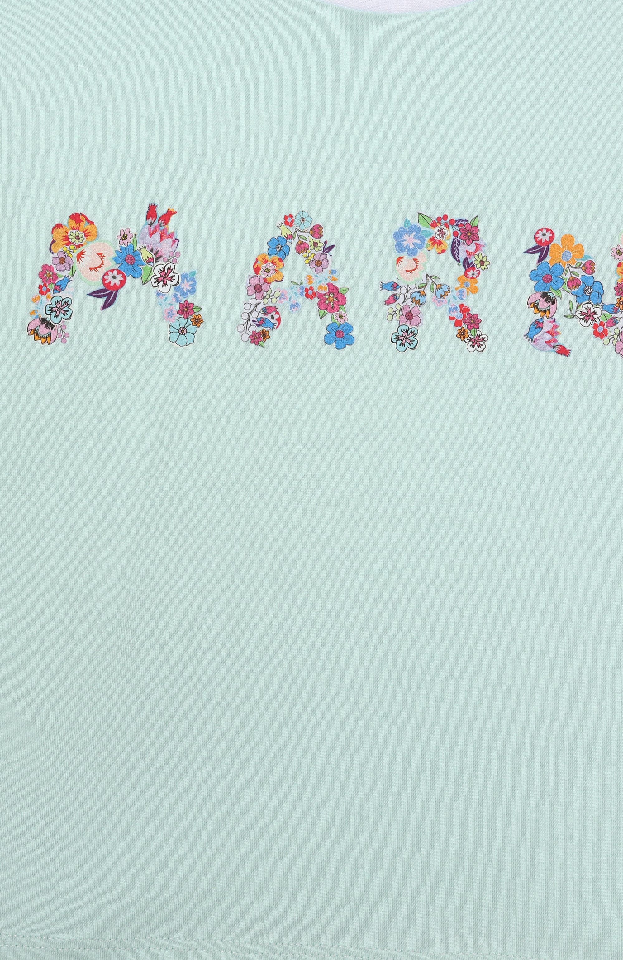 Хлопковая футболка MARNI, арт. M01428/M00HZ, фото 3