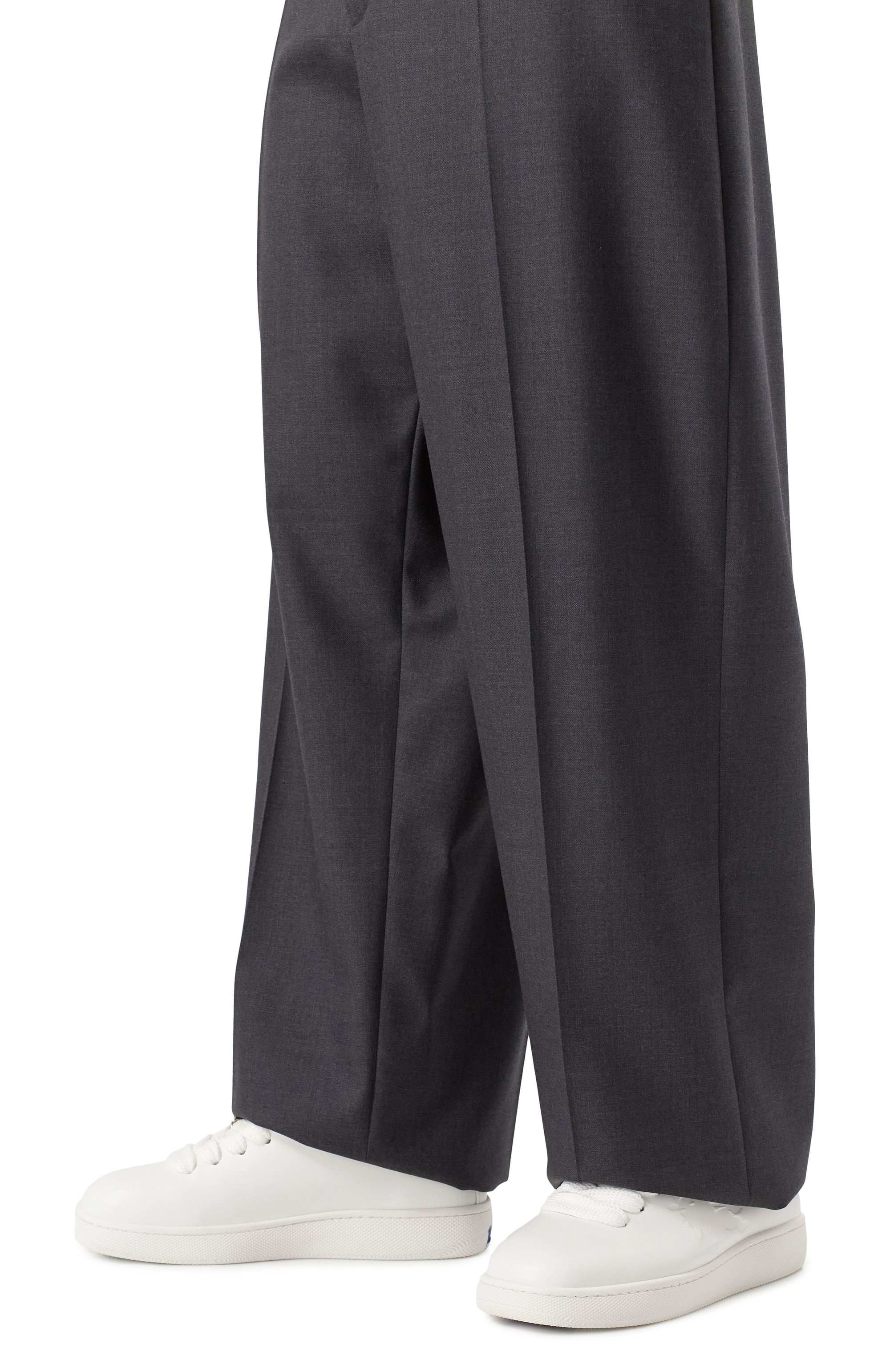 Кожаные кеды box BURBERRY, арт. 8083326, фото 3