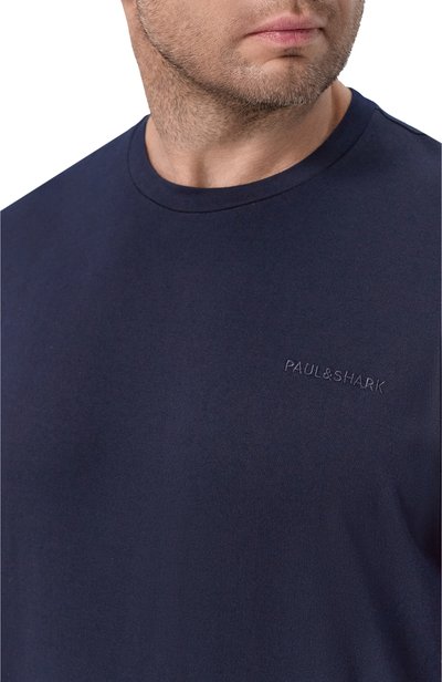 Хлопковая футболка PAUL&SHARK, арт. 15311607/3XL-6XL, фото 5