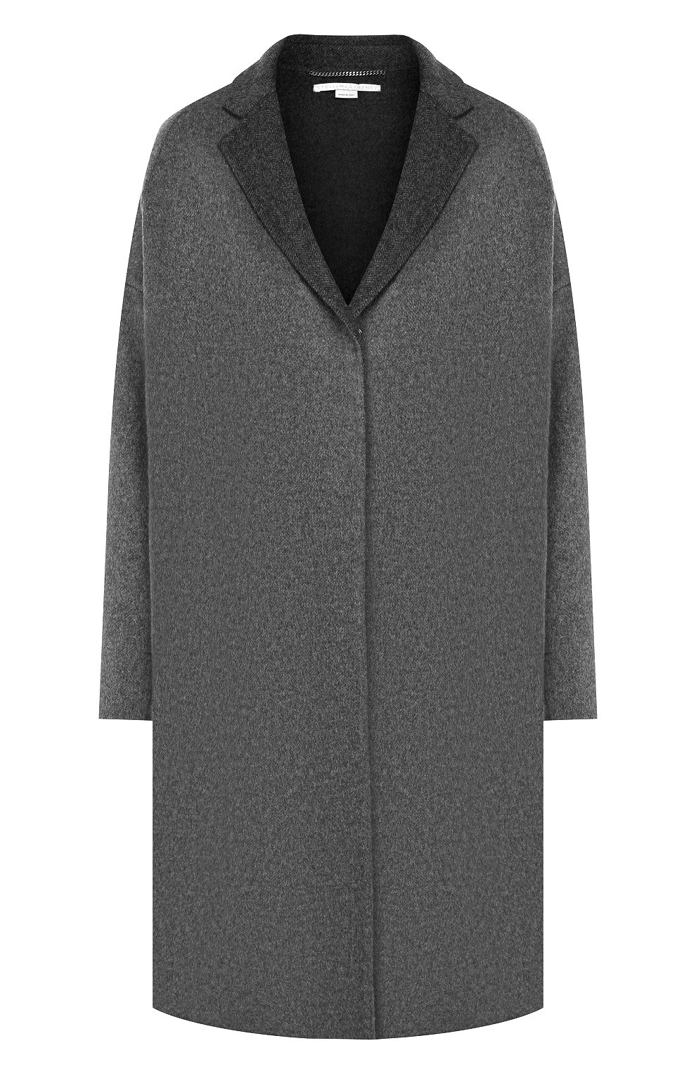Шерстяное пальто STELLA MCCARTNEY серого цвета по цене 165000 руб., арт. 573928/SMB09, фото 1 Шерстяное пальто STELLA MCCARTNEY, арт. 573928/SMB09, фото 1