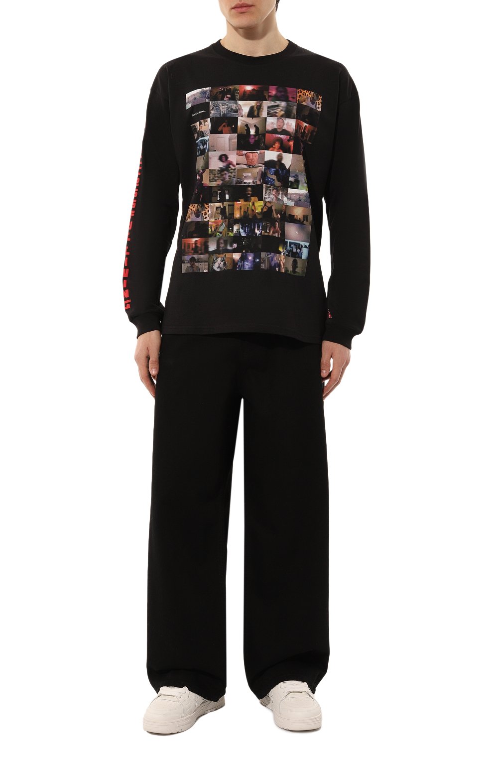 Хлопковый лонгслив DIESEL, арт. A16491/0AKAK, фото 2