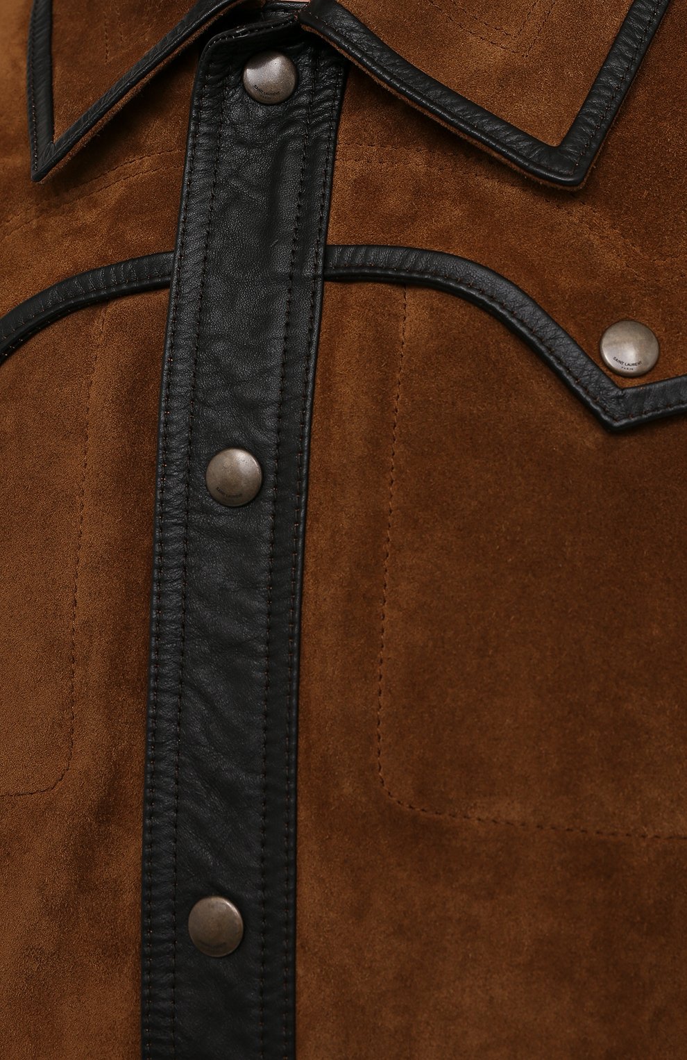 Замшевое платье SAINT LAURENT, арт. 661328/YC2VV, фото 5