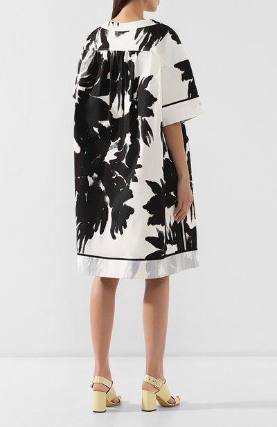 Хлопковое платье DRIES VAN NOTEN, арт. 191-11012-7101, фото 4