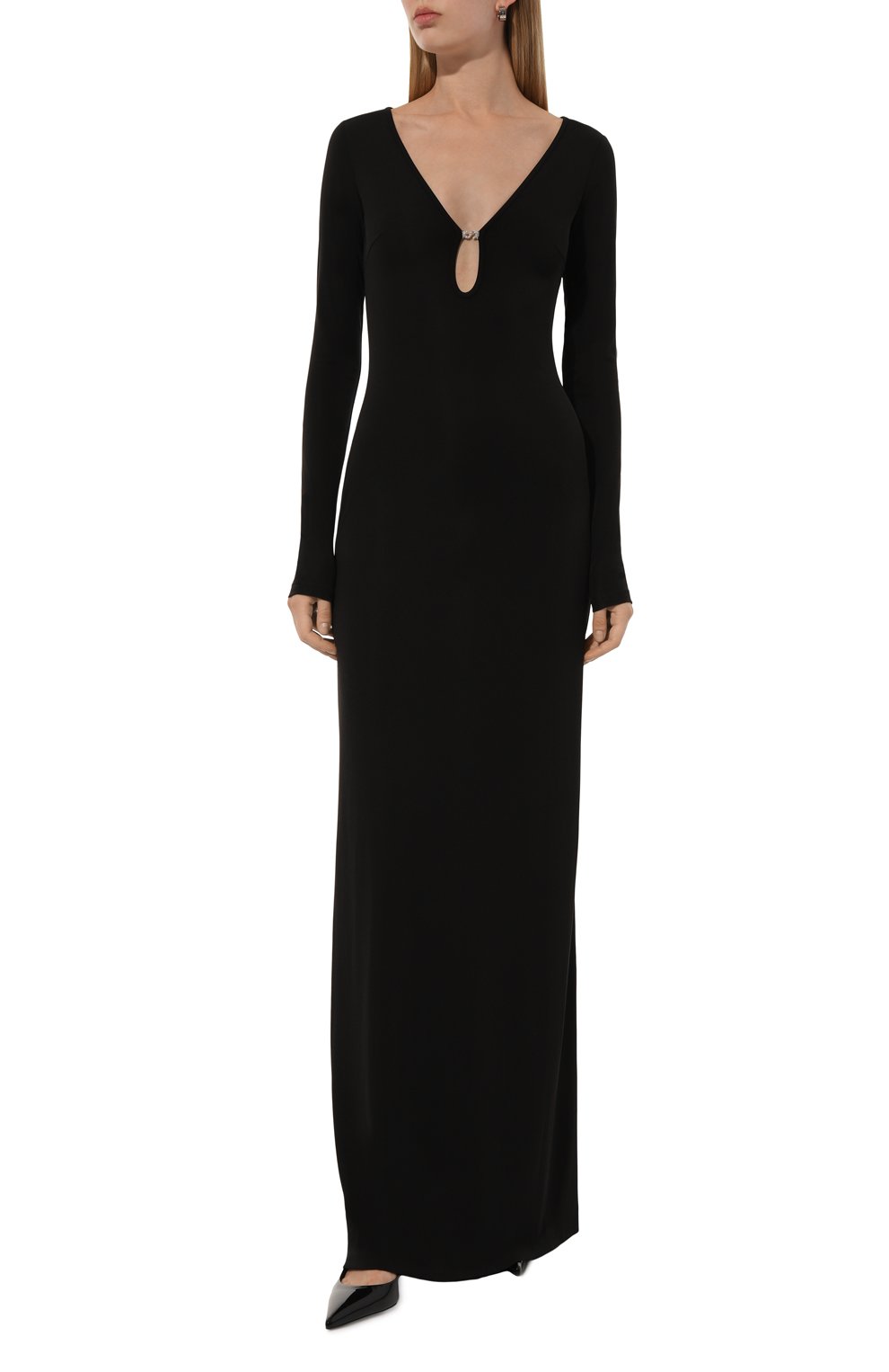 Платье SASHAVERSE черного цвета по цене 47250 руб., арт. D123/CNC.MSO/8301.900/SS24, фото 3 Платье SASHAVERSE, арт. D123/CNC.MSO/8301.900/SS24, фото 3