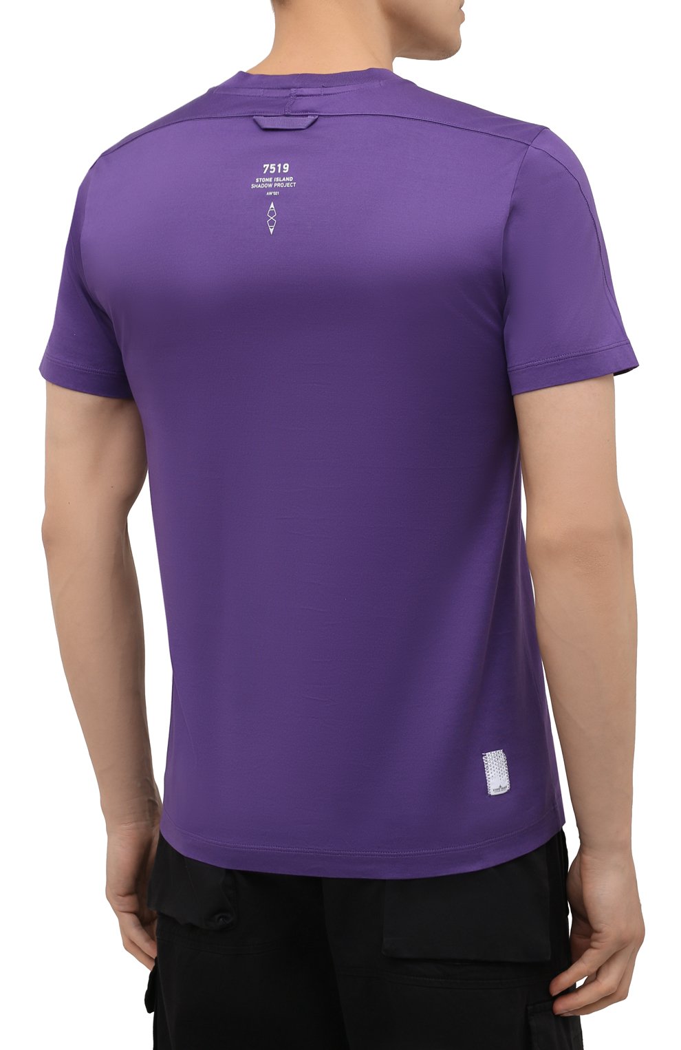 Хлопковая футболка STONE ISLAND SHADOW PROJECT, арт. 751920105, фото 4