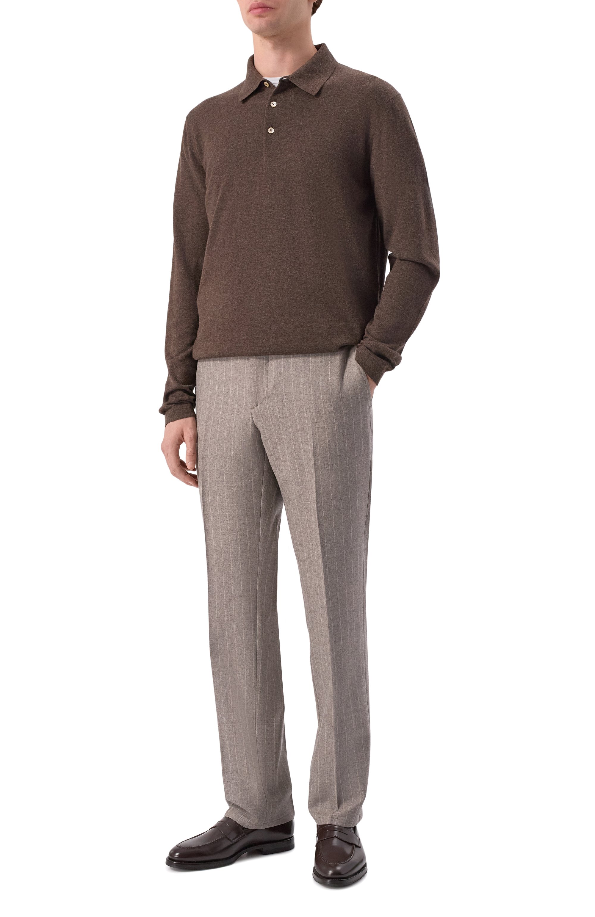 Шерстяные брюки ANDREA CAMPAGNA, арт. SPIAGGIA 20/LP1309X, фото 2